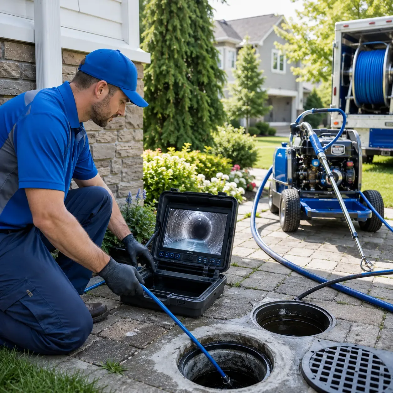 Outdoor drain cleaning professionals serving Triadelphia, WV